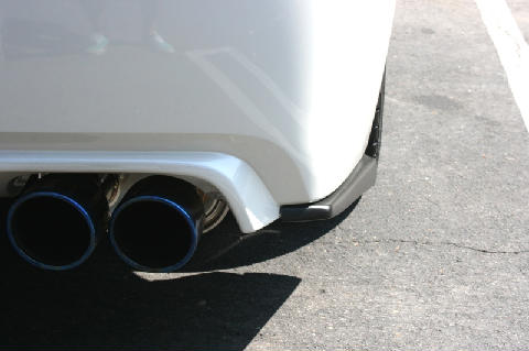 2011, 2012, 2013, 2014 Saloon / Sedan STi WRX rear Bumper lips / Spats.