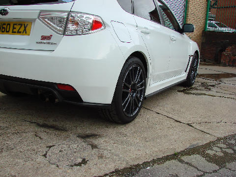 Subaru 08-14 STi WRX Hatch Side Extensions and Rear Lips