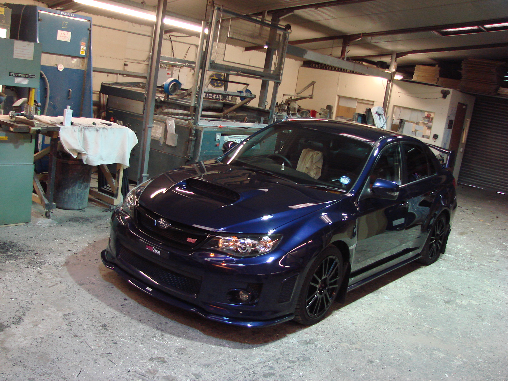 Subaru STi WRX 2011-2014 Sedan FULL Bottom Line Lip Body Kit