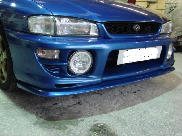 GC8 Subaru Impreza V-LTD Front Lip Splitter