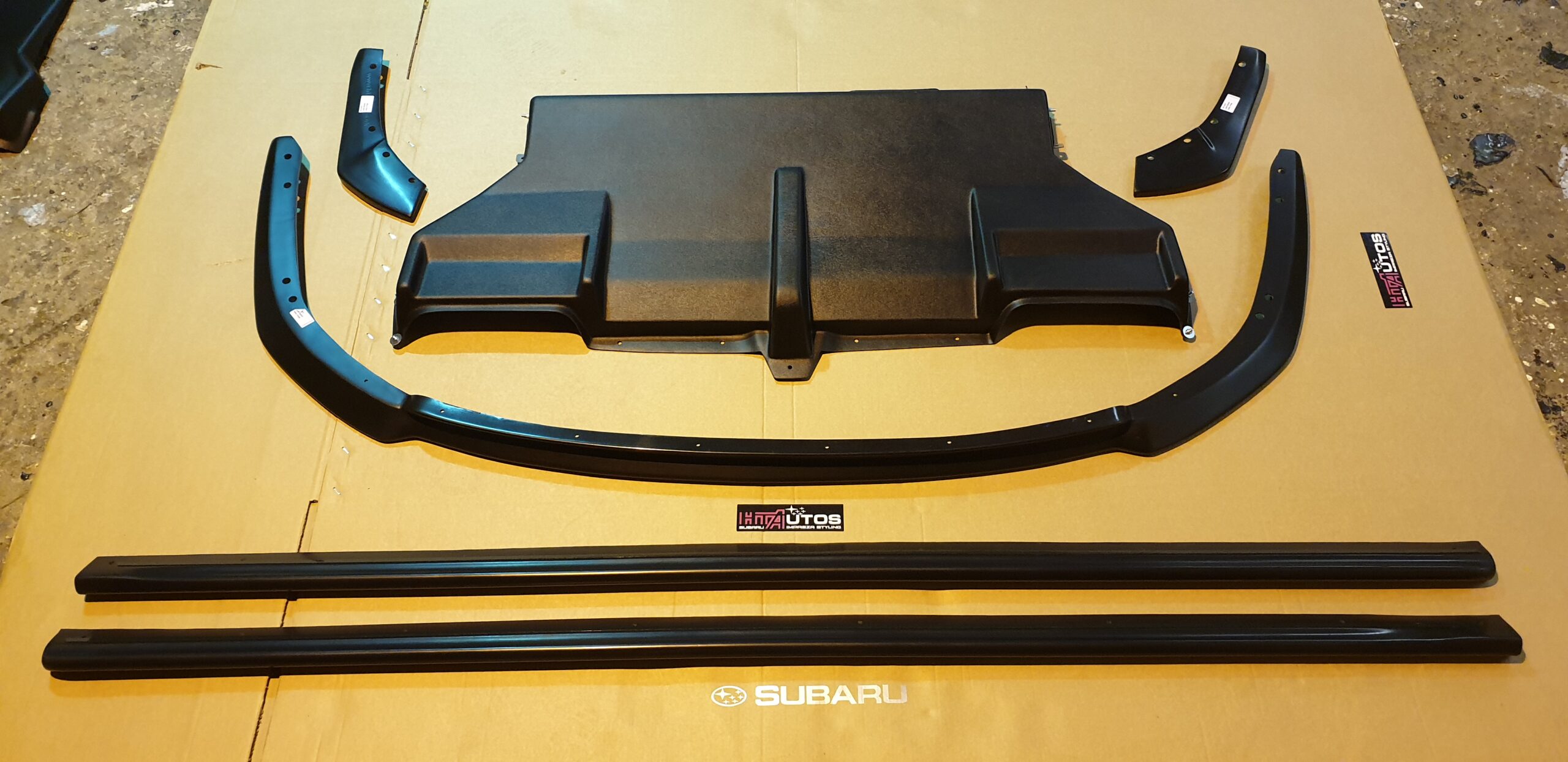 Hatch Lip Kit Bundle. Full Body Kit and Diffuser STi WRX Subaru