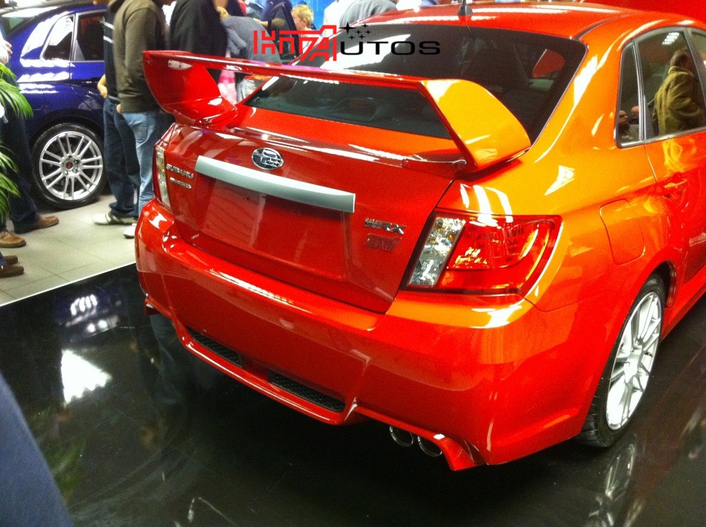 Subaru STi WRX M.Y. 2011 Adjustable Rear Spoiler Wing, fits 2010-2014