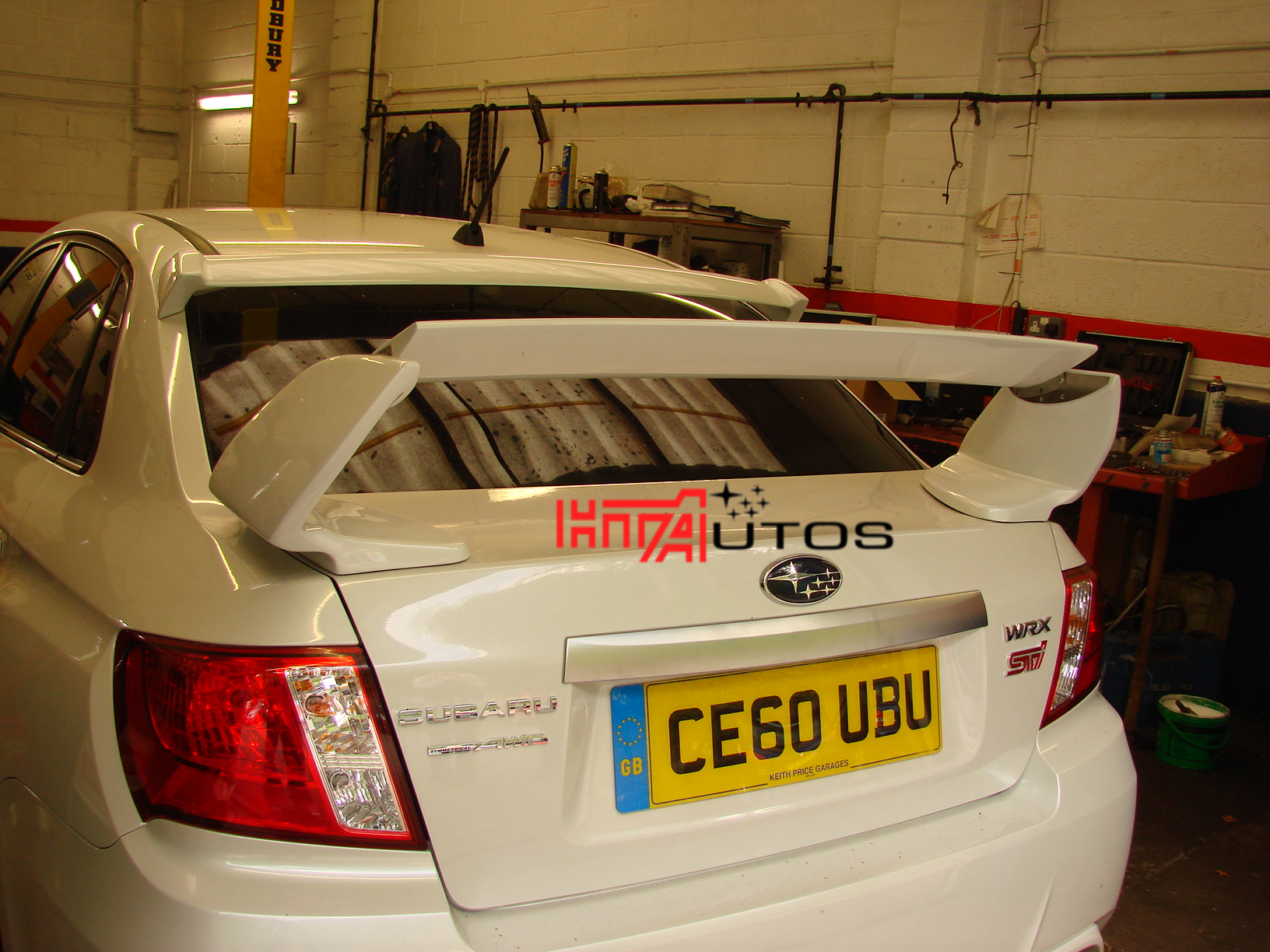 Fits Subaru Impreza Hybrid P1 22B Adjustable Rear Spoiler Wing FULL. HT  Autos.