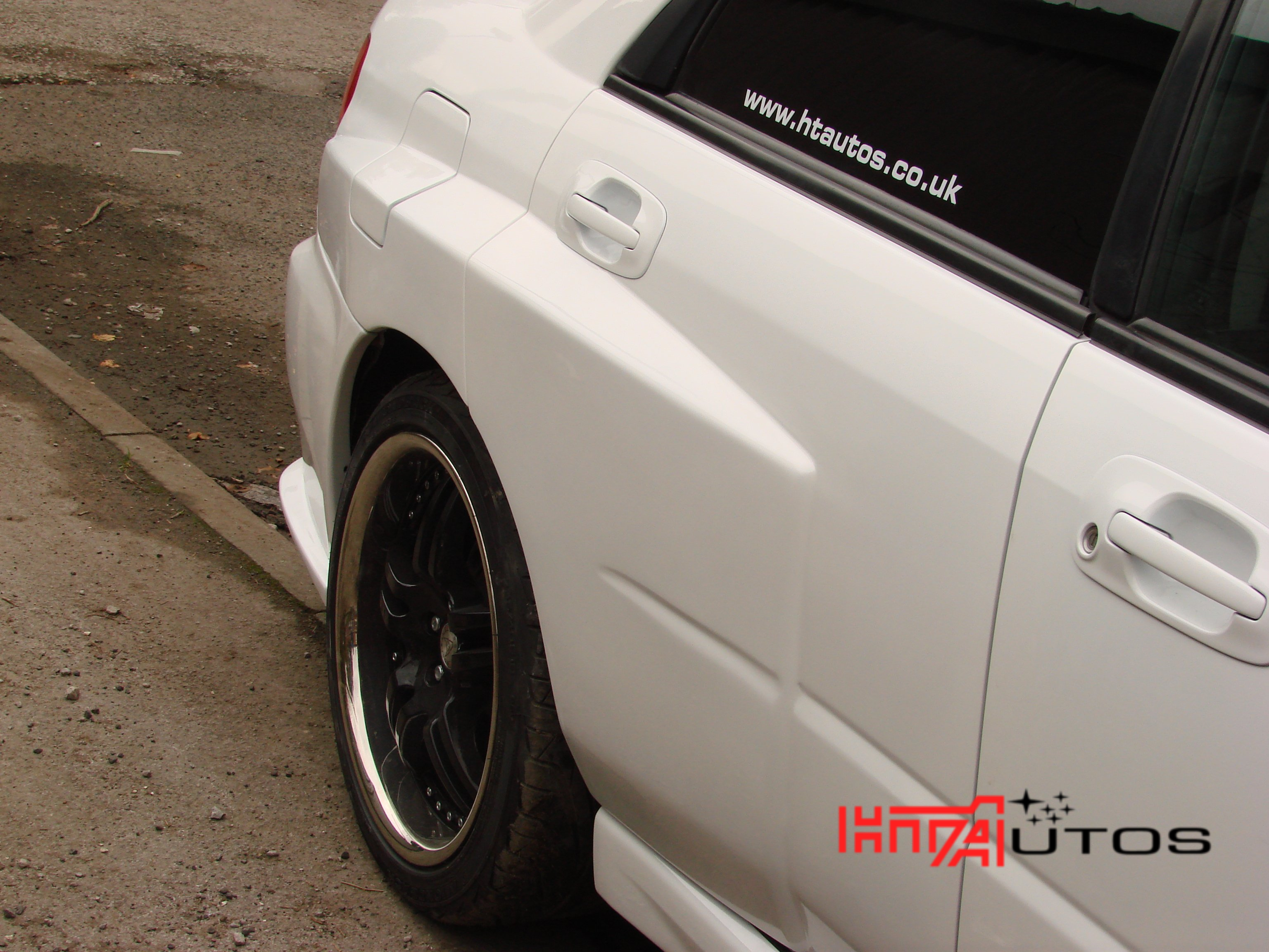 Subaru Impreza Rear WRC Panels for Bugeye, Blobeye, Hawkeye.