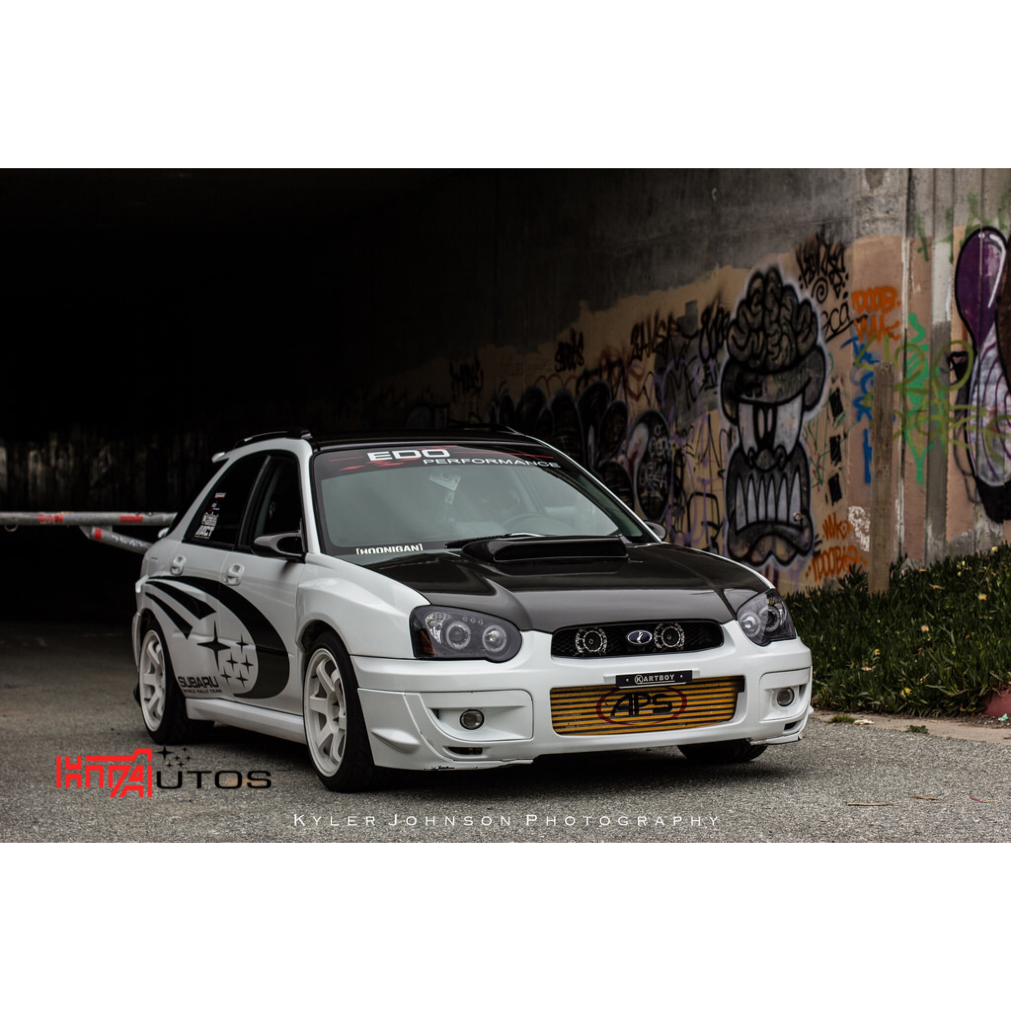 Subaru Impreza Wagon WRC Wide Body Kit Rear Panels.