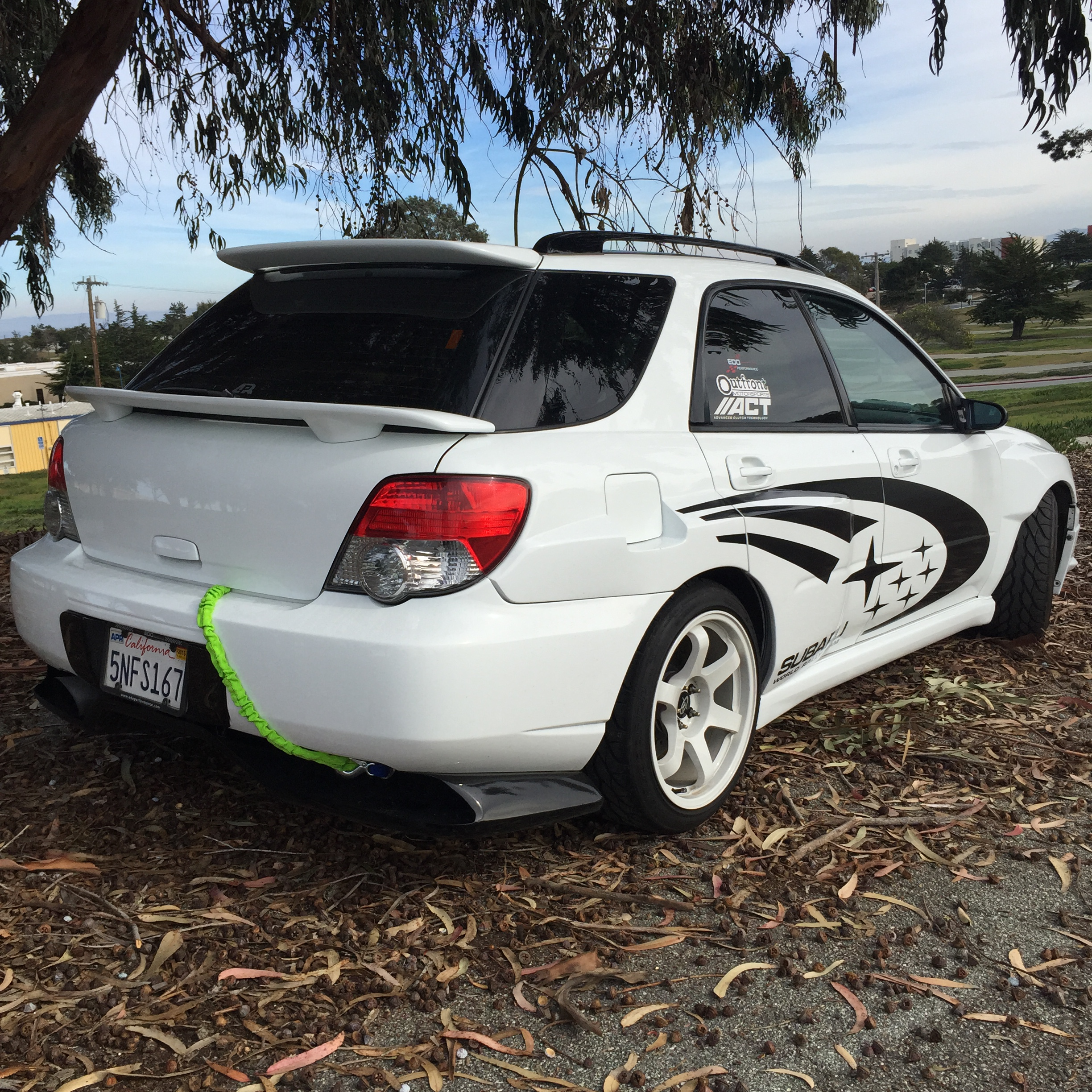 Subaru Impreza WRC Wide Body Kit Rear Panels.