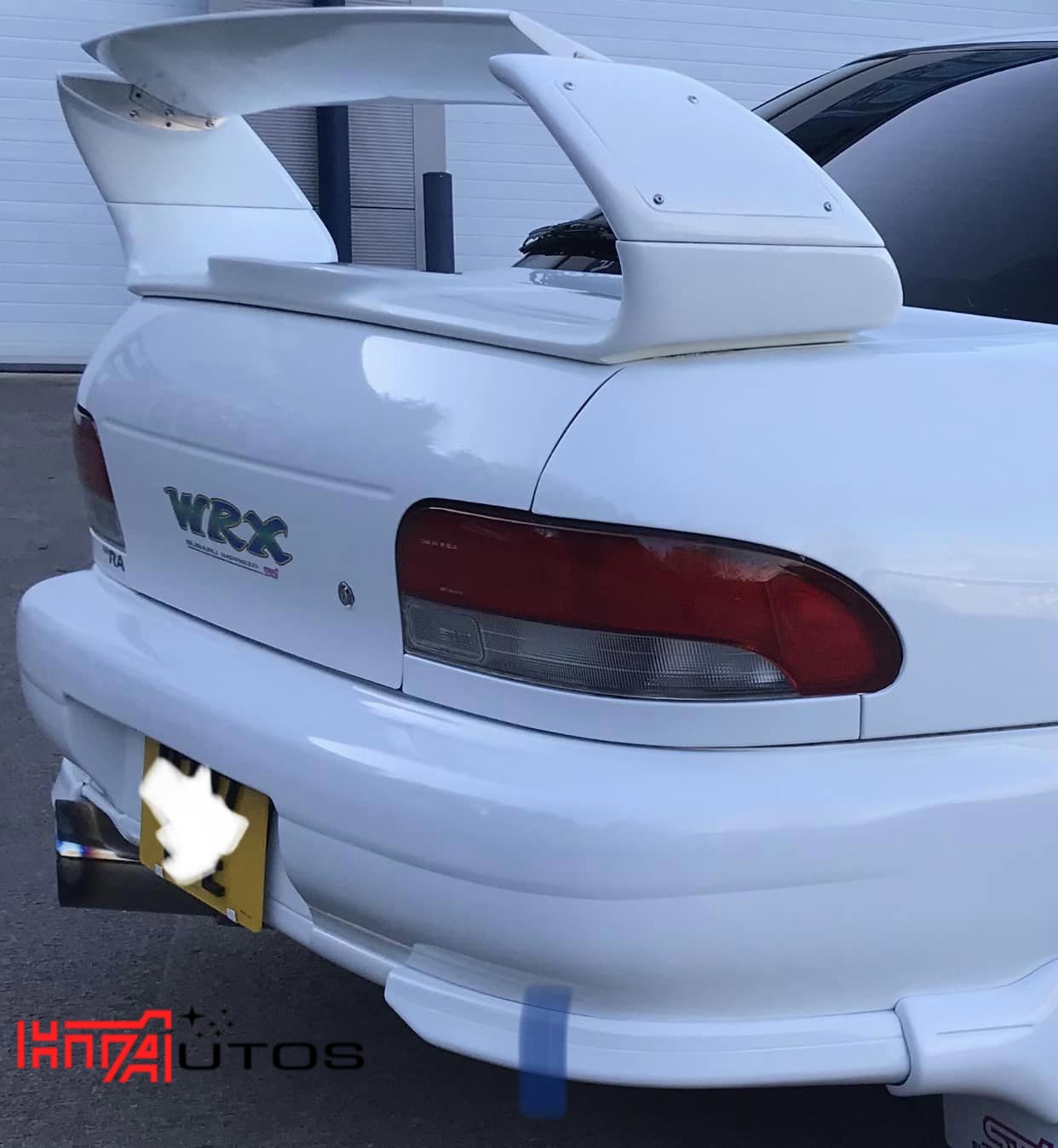 P1 22B Spoiler Wing, Adjustable Subaru Impreza STI Hybrid