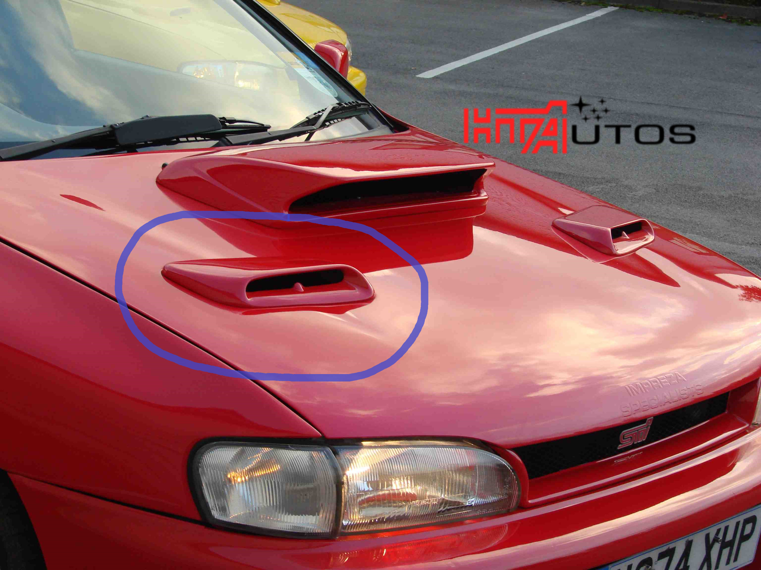 Subaru Impreza Pre-facelift 92-96 Induction Bonnet Scoop.